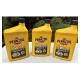 3 New/Unopened Pennzoil 5W-30 Motor Oil