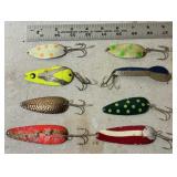8 Fishing Spoons
