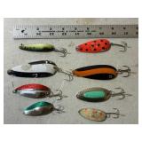 8 Fishing Spoons