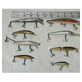 8 Minnow Fishing Lures- 2 Jointed