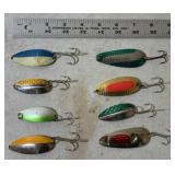 8 Fishing Spoons