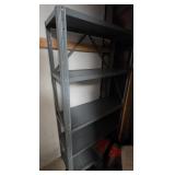 5 Tier Grey Steel Shelving Unit 23Wx30Hx13D
