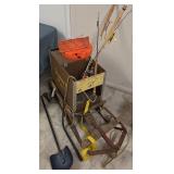 Ice Man /Sled/Rods and supplies.