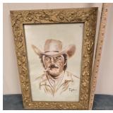 Taylor Rugged Cowboy Framed Print