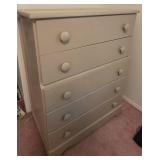 Beige 5 drawer Dresser 31' W x 38' T