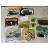 Assortment of Soft Plastic Fishing Lures