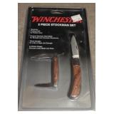New Winchester 2 Piece Stockman Knife Set