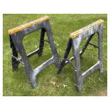 2 Fold Up Saw Horses