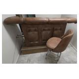 Vintage Bar w/Stool 66'Lx42'H