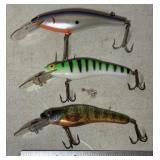 3 Pike/Muskie Crankbaits