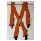 Orange Suspenders w/ Deer