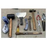 Hand Tools- Utility Knife, Hammer, File, Pliers