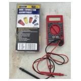 Digital Multi-Meter & Wire Connector Assortment