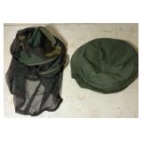 2 Mosquito Camo Hat/Head Net