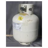 PROPANE TANK W/ ABOUT 1/4 TANK