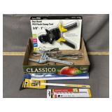 CLAMP TOOL, VISE PLIERS, HACKSAW BLADES