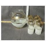 ART DECO MAC-BETH EVANS COCKTAIL GLASSWARE