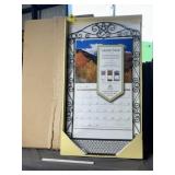 NEW WROUGHT IRON CALENDAR FRAME