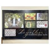 BETTER HOMES "TOGETHER" WALL PICTURE FRAME MULTI