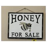 HONEY TIN SIGN