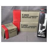 CANNON MICROPHONES, DIRECTIONAL, TELE-CONVERTER