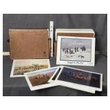 COLLECTION OF CHARLIE RUSSELL CALENDAR PRINTS