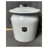 LISK ENAMELWARE PAIL & LID