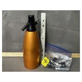ALUMINUM SELTER BOTTLE GIMAS MADE IN ITALY