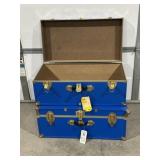 2 - 30" FOOTOCKERS, BLUE, W/ KEYS