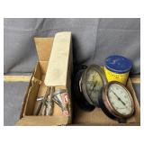 HAND TACHOMETER, GAUGES, SMITH POWDER GUN