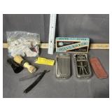 VINTAGE SHAVING RAZORS, 3 ROLLS RAZOR, BARBER
