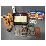 VINTAGE SHAVING RAZORS, 2 ROLLS RAZOR, BARBER