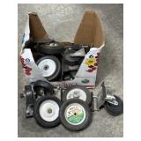 LARGE BOX OF CASTER WHEELS