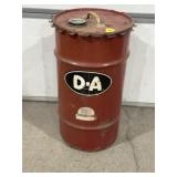 D-A METAL OIL BARREL FULL OF SOCKS