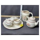 VTG. SEARS ROEBUCK "CAT-TAIL" DISH SET