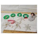 VTG. BEADED CHRISTMAS ORNAMENTS