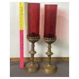 VINTAGE ALTAR SANCTUARY CANDLE HOLDERS