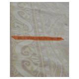 LATE VICTORIAN HARLEROM TABLLE CLOTH  L:56IN W:56"