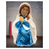 CHRISTMAS BLOW MOLD YARD DECOR BLUE GIRL
