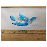 GLASS BIRD DECORATION