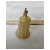 1 VTG. GLASS GOLD BELL TREE DECORATION