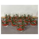 CHRISTMAS HOLLY GLASSES