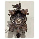 VINTAGE CUCKOO CLOCK, UNTESTED, EVERYTHING THERE
