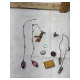 MISC VINTAGE JEWERLY & ITEMS