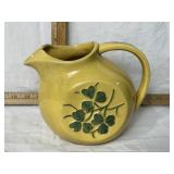 ART DECO McCOY POTTERY CLOVER BALL PITCHER