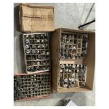 LARGE COLLECTION ELECTRICAL VACUUM TUBES