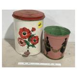 VINTAGE TRASH CANS
