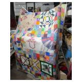 VTG. PATCH QUILT BLANKET