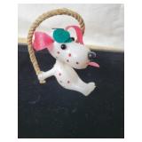 VTG. PLASTIC DOG TREE DECORATION