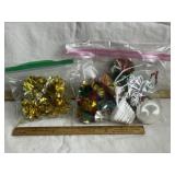 VINTAGE POM-POM STYLE CHRISTMAS ORNAMENTS